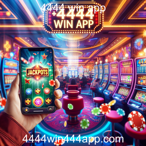Jackpots: A Emoção dos Jogos no 4444 Win App